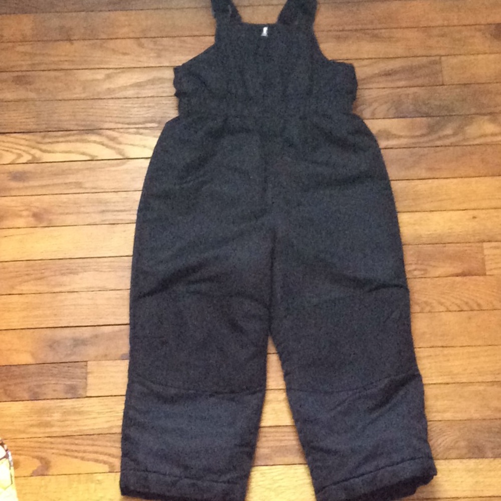 EUC Healthtex Toddler Blk Bib Snowpants 5T